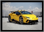 Żółte, Lamborghini Huracan